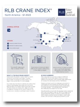 It tracks the number of operating tower cranes in 14 major cities across the U. . Rlb crane index